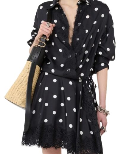 MAXMARA SPORTMAX Robes 003 NOIR IMPRIM Spxbosso Mm10009