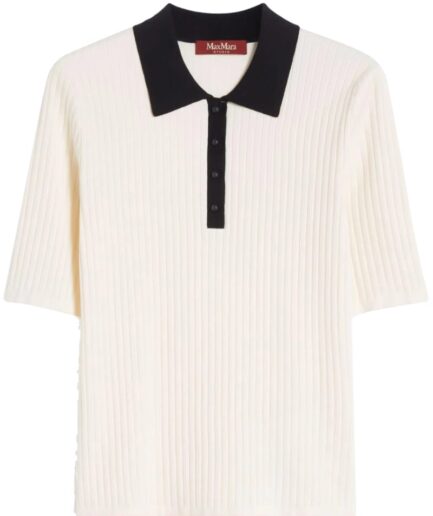 MAXMARA STUDIO Tops 009 BLANC BLEU Mstoscuri Mm12013