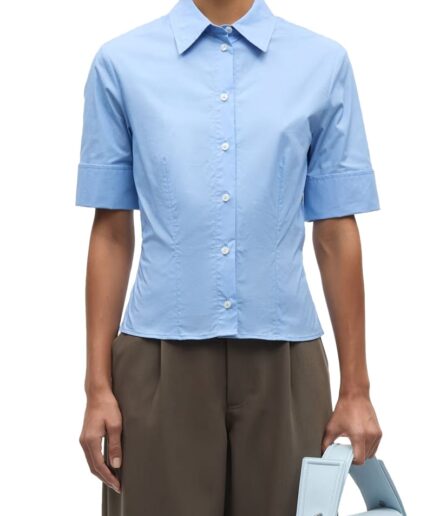 SAMSOE Chemisier BEL AIR BLUE F26100034