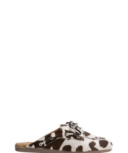 POSA Chaussures 702 COW Boat Loafer Mule Pw82