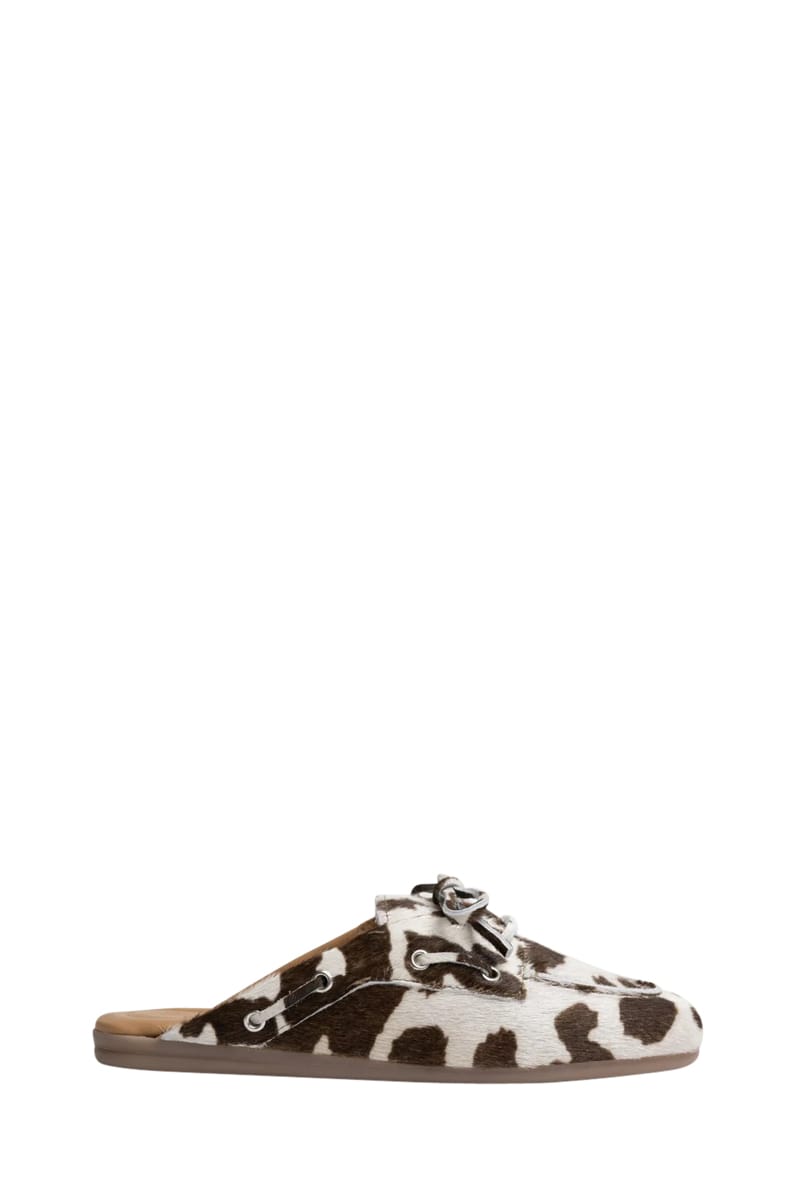 POSA Chaussures 702 COW Boat Loafer Mule Pw82