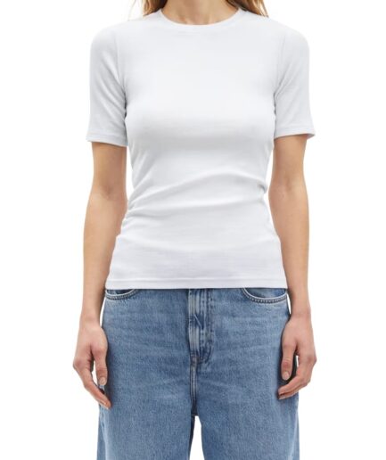 SAMSOE T-Shirts WHITE F10000005