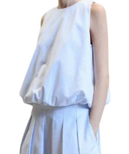 JOHNY Tops WHITE BLUE STR Zora