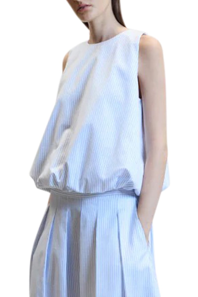 JOHNY Tops WHITE BLUE STR Zora