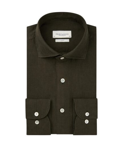 PROFUOMO Chemises DARK BROWN  Ppxh10017F