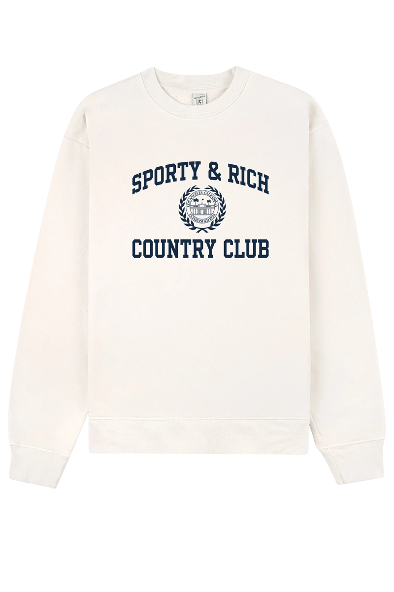 SPORTY & RICH Pulls ECRU Femme St09876218Wh37