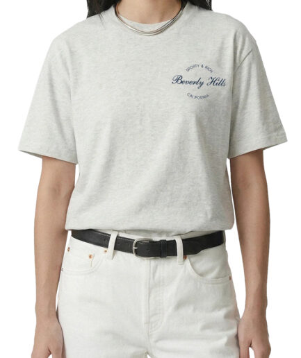 SPORTY & RICH T-Shirts HEATHER GRAY Femme To11976257Gy03
