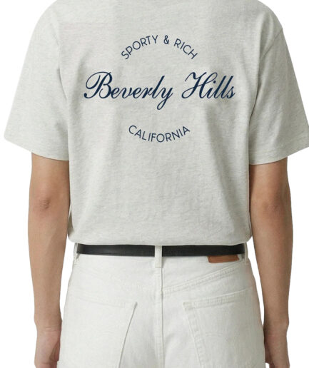 SPORTY & RICH T-Shirts HEATHER GRAY Femme To11976257Gy03