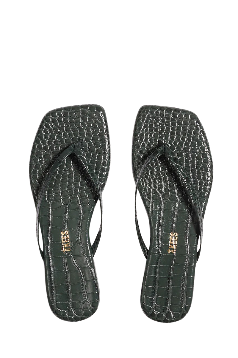 TKEES Chaussures CROC EMERALD Square Toe Lily