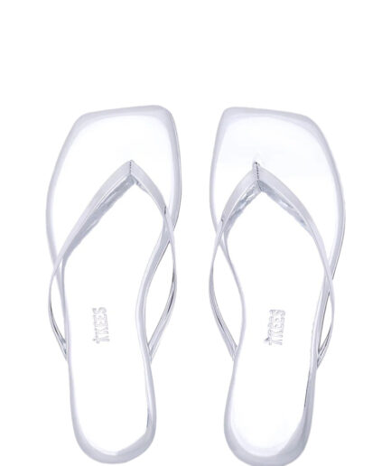 TKEES Chaussures MIRROR CHROME Square Toe Lily