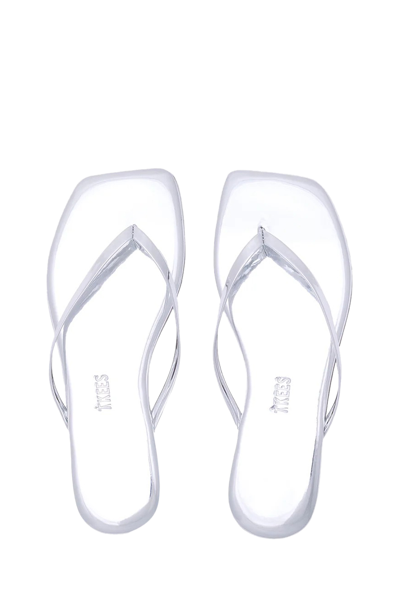 TKEES Chaussures MIRROR CHROME Square Toe Lily