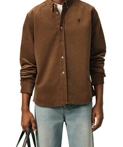 AMI Chemises 2221 CHOCOLATE Hsh797.Co0089