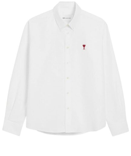 AMI Chemises 168 NATURAL WHI  Bfush063.Co0031