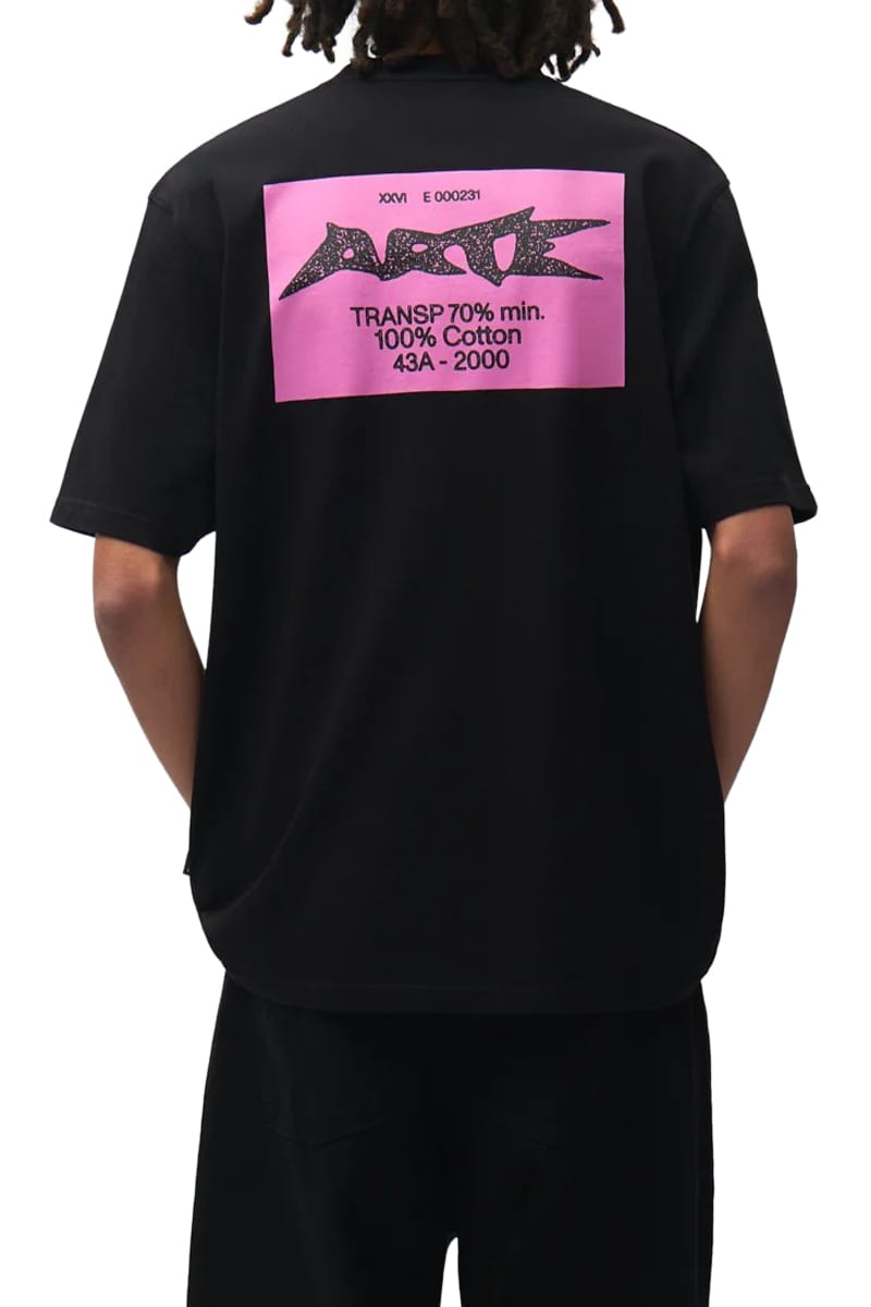 ARTE T-Shirts 1 BLACK Aw26-124T – Image 2