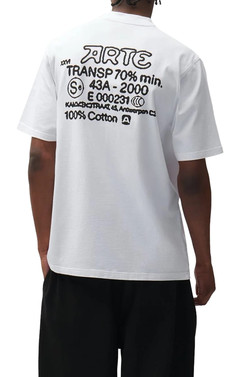 ARTE T-Shirts 100 WHITE Aw26-121T – Image 2