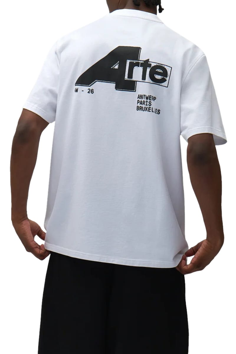 ARTE T-Shirts 100 WHITE Aw26-141T – Image 2