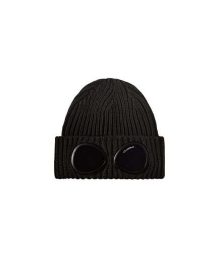 CP COMPANY Bonnet 999 BLACK Homme Rfcmac742A-005509A
