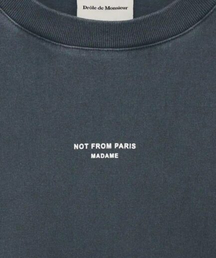 DRÔLE DE MONSIEUR T-Shirts DARK GREY Homme M-Ts202-Co248