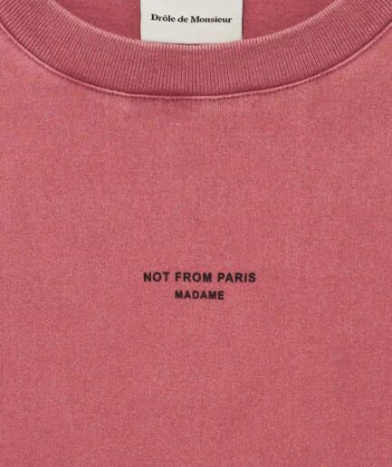 DRÔLE DE MONSIEUR T-Shirts DARK PINK Homme M-Ts202-Co248