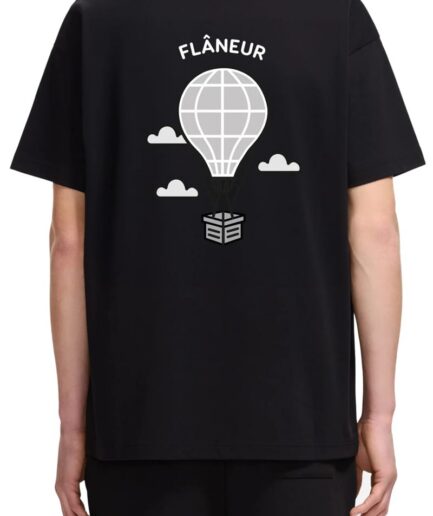 FLANEUR T-Shirts 999 BLACK Ftsh216