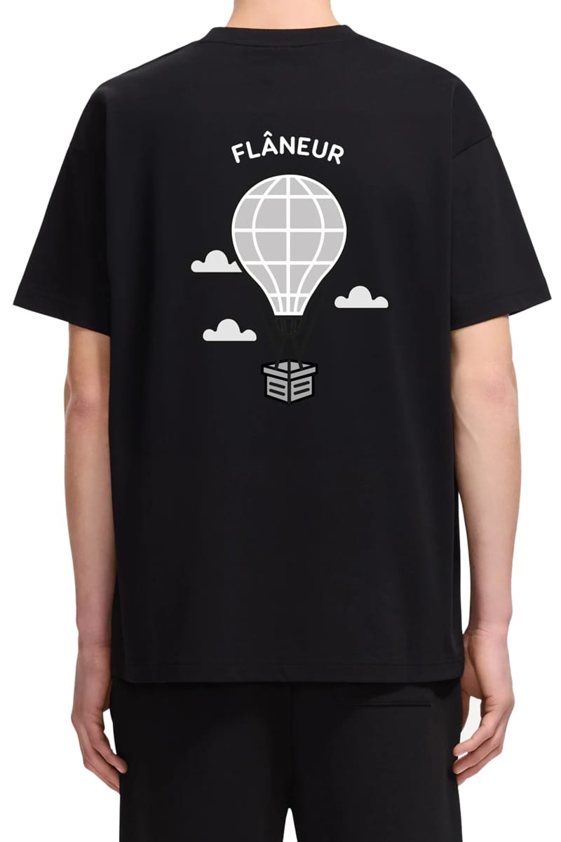FLANEUR T-Shirts 999 BLACK Ftsh216 – Image 2