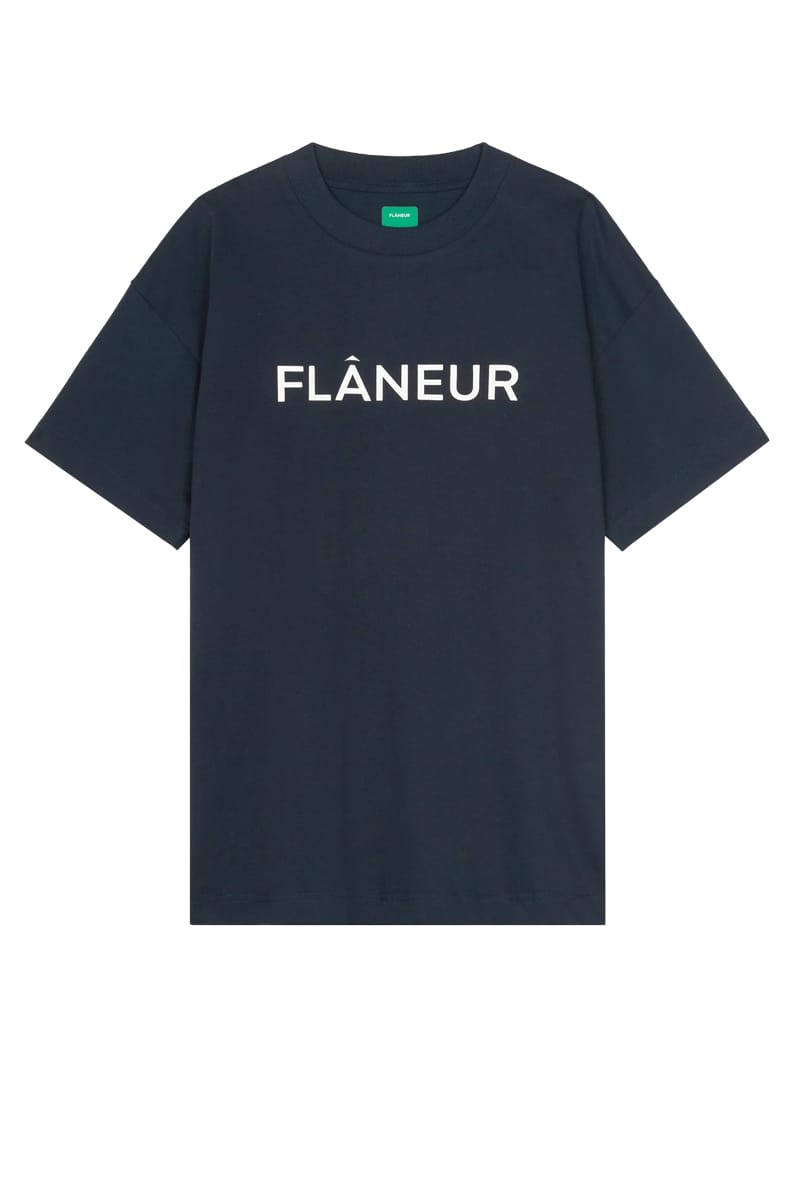 FLANEUR T-Shirts 788 NAVY Ftsh186