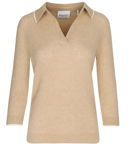 ISABEL MARANT Pulls 50CM CAMEL Nathalie Pu0942Fa-A1L68E