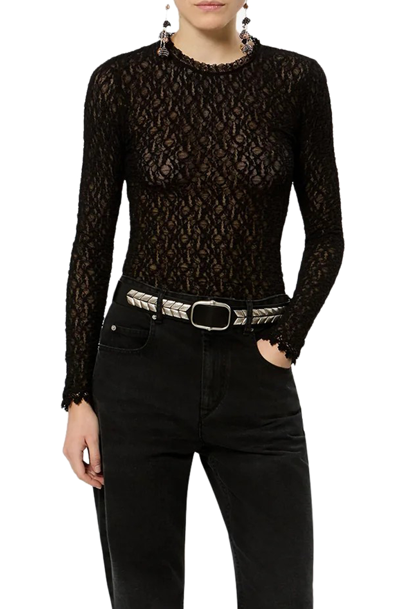 ISABEL MARANT Tops 01BK BLACK Brany Ht0926Fa-D3J17I – Image 2