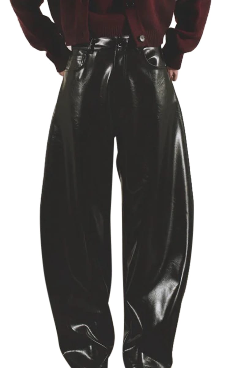 RHUNE Pantalons BLACK Grace Leather Rh3010 – Image 3