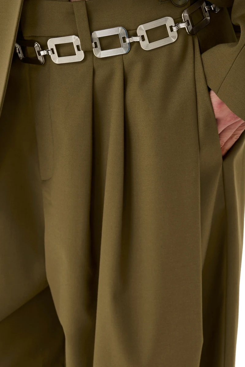 GESTUZ Pantalons 190622 MILITARY Olivia 10911306 – Image 7