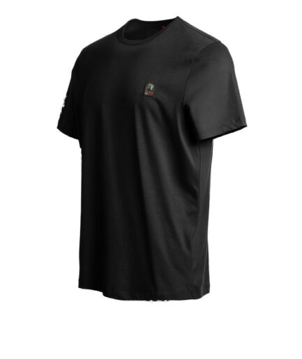 PARAJUMPERS T-Shirts 0541 BLACK Patch Tee 26W-Pmtser01 P17
