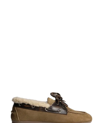 POSA Chaussures 2023 COFFEE/CAR Boat Loafer Brushed Pw250