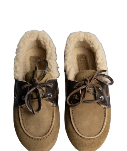 POSA Chaussures 2023 COFFEE/CAR Boat Loafer Brushed Pw250