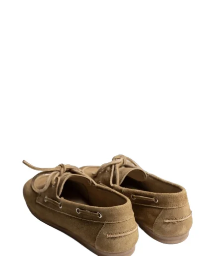 POSA Chaussures 206 TAN Boat Loafer Brushed Pw27