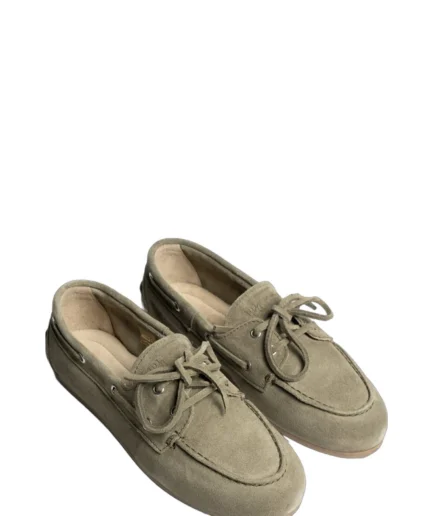 POSA Chaussures 801 KHAKI Boat Loafer Brushed Pw27