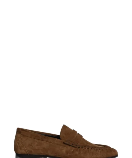 POSA Chaussures 203 COGNAC Penny Loafer Wrinkle Pw40