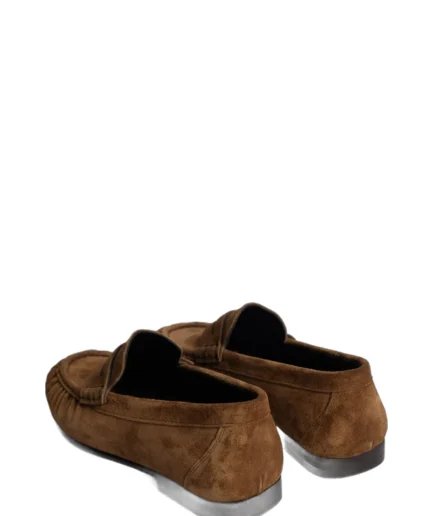 POSA Chaussures 203 COGNAC Penny Loafer Wrinkle Pw40